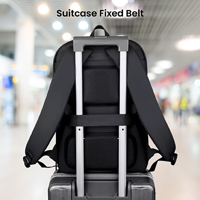 15.6" SLIM Expandable Laptop Backpack 08